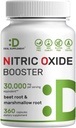 DEL Supplment Nitric Oxide 助推器 30,000mg 等效,360 capsules – 天然甜菜根 & Marshmallow Root 草本植物混合剂 – 推动营养品流向肌肉和心脏 – 非GMO