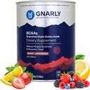 (原始内容存档于2018-09-21). Gnarly Natural Information BCAA Powder, Berry Lemonade – Pre-Workingout BCAAS 氨基酸 – NSF 运动认证 – 支持和重建肌肉的补充 – Berry Lemonade with Cafeine, 10.58 oz
