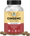 神奇的植物学 Panax Ginseng 提取片 - 200 mg 高潜力 80% Ginsenosides for Energy & Relaxation - 天然草药补充 认知助推器 - 30块