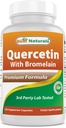 Bromelain Veggie Capsule 最佳天然素 Quercetin - 800 mg of Quercetin 和 165 mg of Bromelain (2400 GDU/g), 120 counter