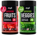 水果和蔬菜补充品 - 豁免, Gut & Energy的高纤维补充品 - 超红和超绿素补充品 配有马什麦洛根的 240红和超绿素超美食卡普尔