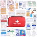 First Aid Kit 194 Pick Emergency Kit for Higking Camping Truma Kit for Boat 车辆契约 Aid Kit for Home Car Travel Ondow Survivation 车外生存急救包