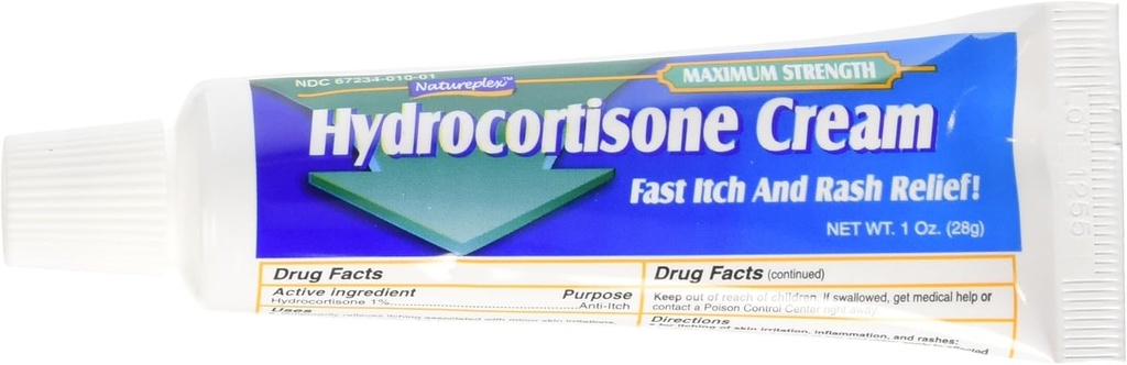Natexplex Hydrocortisone 1% 奶油, 1 Ounce(包 3)