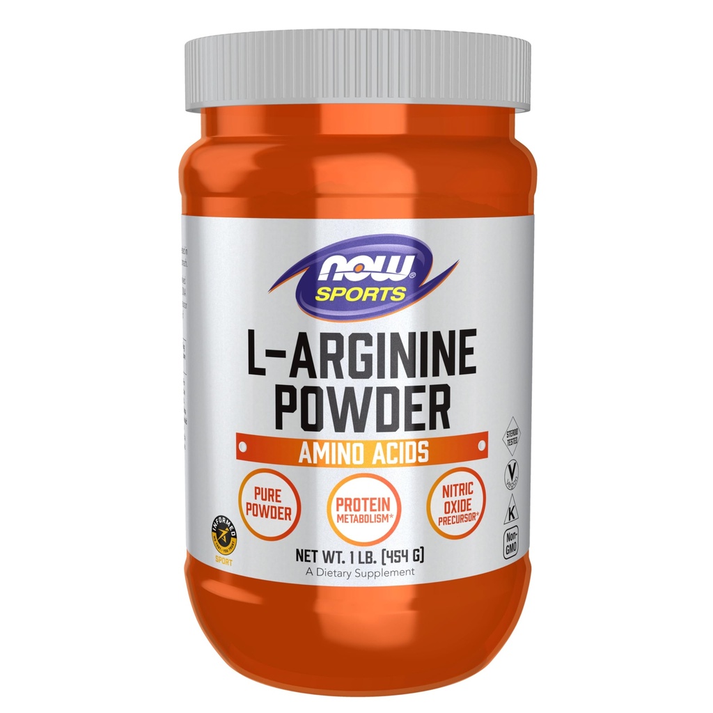 现在运动营养,L-Arginine粉,硝酸氧化物前体,氨基酸,1Pund