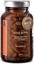 Vitex Berry - Premium Chasteberry 4:1 提取(Vitex Agnus Castus) - 更年期和PMS支持 - 妇女荷尔蒙平衡 - 180 卡普尔 - 6个月供应 - 德国制造