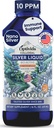 Optivida Health Nano Colloidal Silver Liquid (1LB) – 配有银水溶液的免疫辅助剂,液化支持液,液化支持液,液化支持液系统,10 PPM.