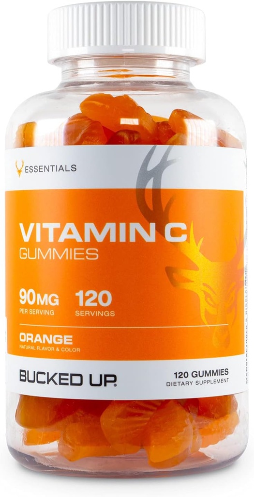 DAS LABS Bucked Up Vitamin C Gummys 90mg, 120 Gummys - 基本要素