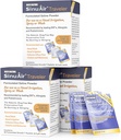 SinuAir 2.5 Gram Saline Packets - 含钾和钙的氯化钠,用于鼻灌溉机的盐溶粉再填包,90 Packets