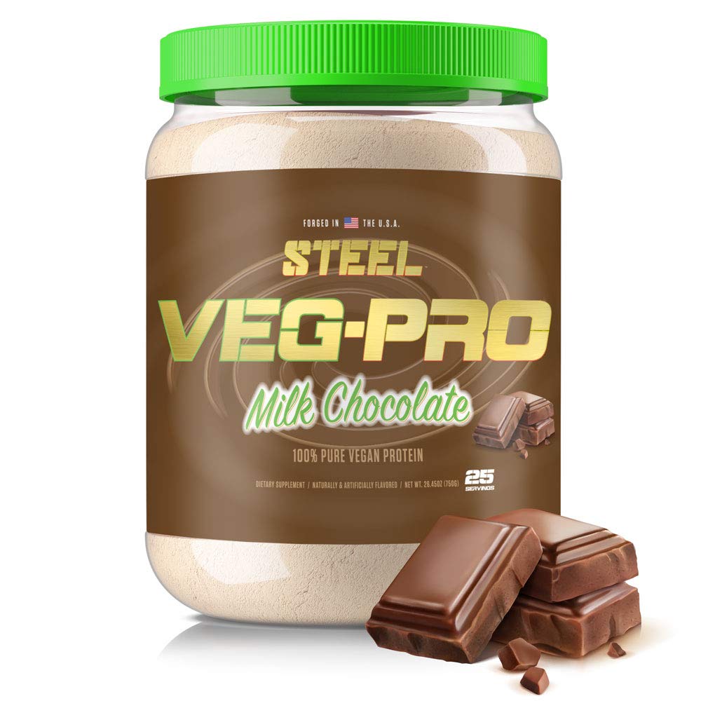 钢质补充剂 Veg-PRO | Vegan蛋白粉,牛奶巧克力 | 25 services (1.65升bs) | | 蛋白粉 配有 BCAA 氨基酸 | Gluten Free | Non Dairy | | 低卡布配方