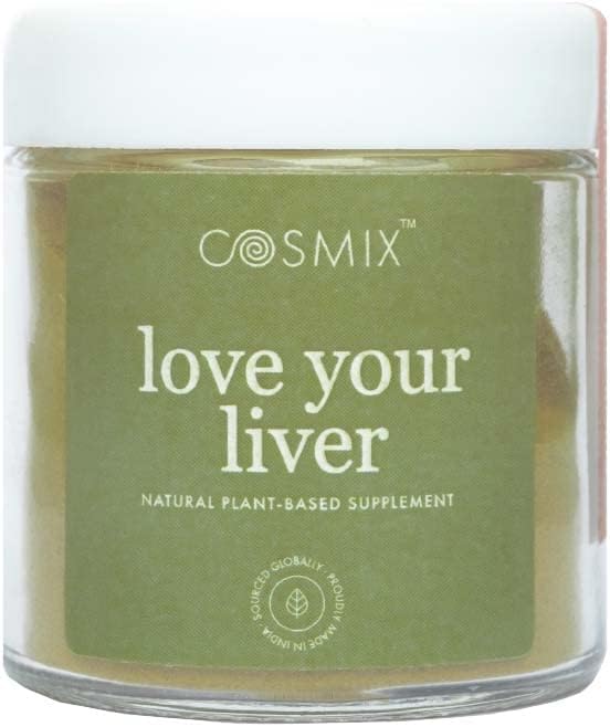 cosmix Love Your Liver, Dexization of Liver & Kedney, 净化血液, 减少炎症, Bhumi Amalaki, Milk Thetle, Turmeric, 60G - 使40种服务, 植物型超级食品混合剂