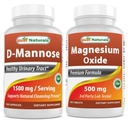 最佳自然剂 D-Mannose 1500毫克和氧化镁 500毫克