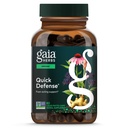 Gaia Herbs快速防御 - 快动作免疫支持补编* - Echinacea, 黑老莓, Ginger & Androogris - 80 Vegan Liquid Phyto-Capsules(8天供应)