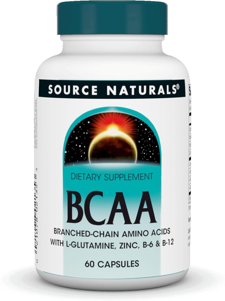 来源 天然BCAA 分链氨基酸,提供支持机体的肌肉系统* - 60 Capsules