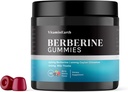 Berberine Gummys 配有 Berberine HCL, Ceylon Cinnamon & Milk Thetle 用于Immune和代谢支持 - Berry Cherry Flavor - 60 计数