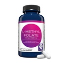 MD 生命L-甲基乙二醇 7.5 mg 补充 - 专业-格氏活性L Methylfolate 补充 - 60 Capsules - L-Methylfolate 7.5mg - 最大概率 MTHFR W/Essicial 氨基酸