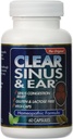 清除产品Homopathic公式, Sinus and Ear, 60 计数