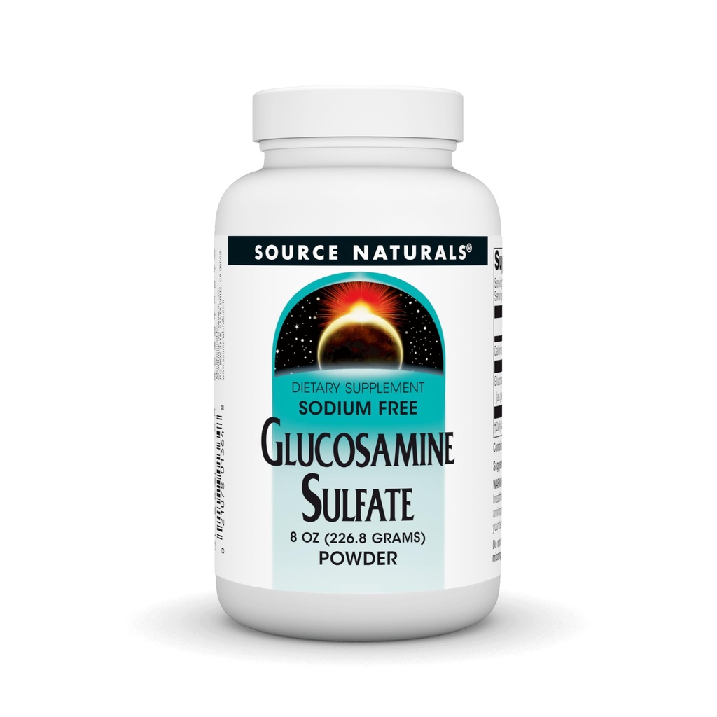 来源:天然Glucosamine硫酸盐、无钠供联合支持的粉末-8 oz粉末