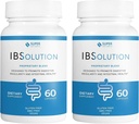 IBSoltion - 消化性健康补编,气体,布洛廷,痢疾,便秘救济,腹痛,用yl,促进规律,支持古特健康,美国制造 - 60 Vegan Capsules, 2-Pack