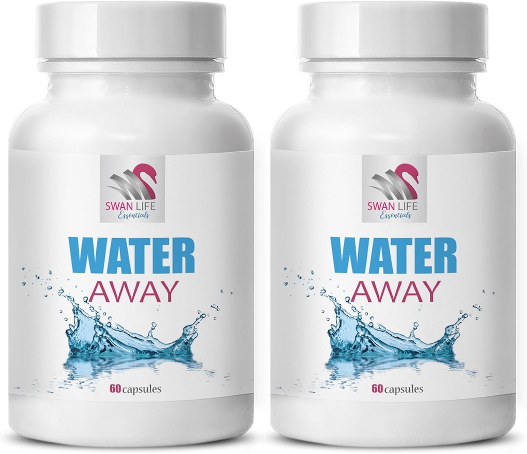 草水平衡 - WATER AWAY - 尿液辅助剂,自然辅助剂,水平衡剂,天然尿液囊,草水辅助剂,井水辅助剂,天然尿液辅助剂 2瓶120盖
