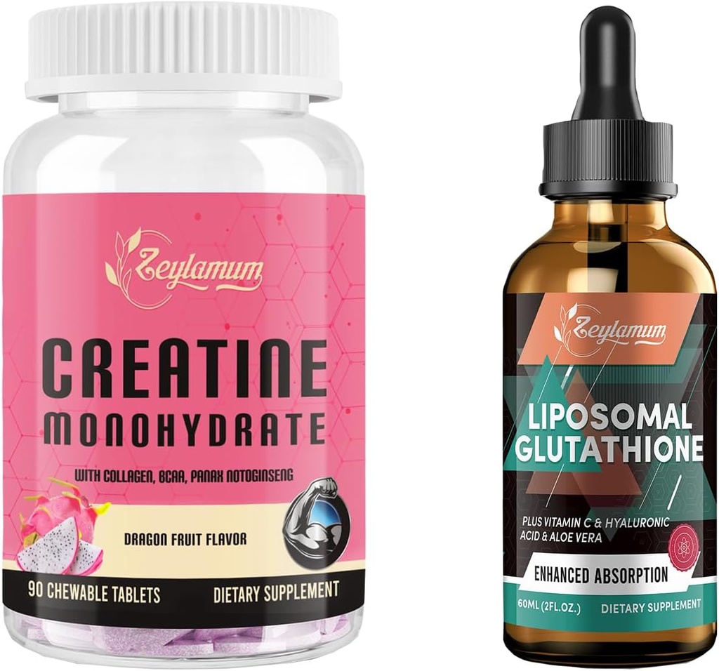 Liposomal Glutathione 液体和克里丁单水合物