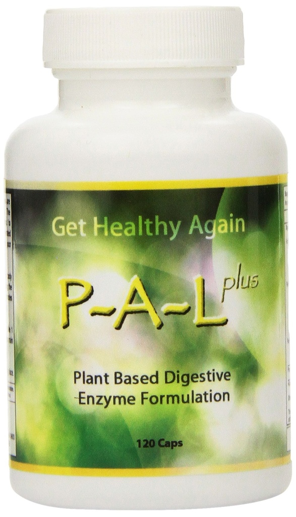 P-A-L + 基于植物的消化酶配制, 120 Capsules