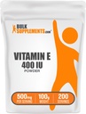 Bulk Assupports.com 维生素E 400 IU 粉末 - 作为D-Alpha Tocopherol,营养补充 - 免费,每服500mg,100g(3.5 oz) (Pack of 1)