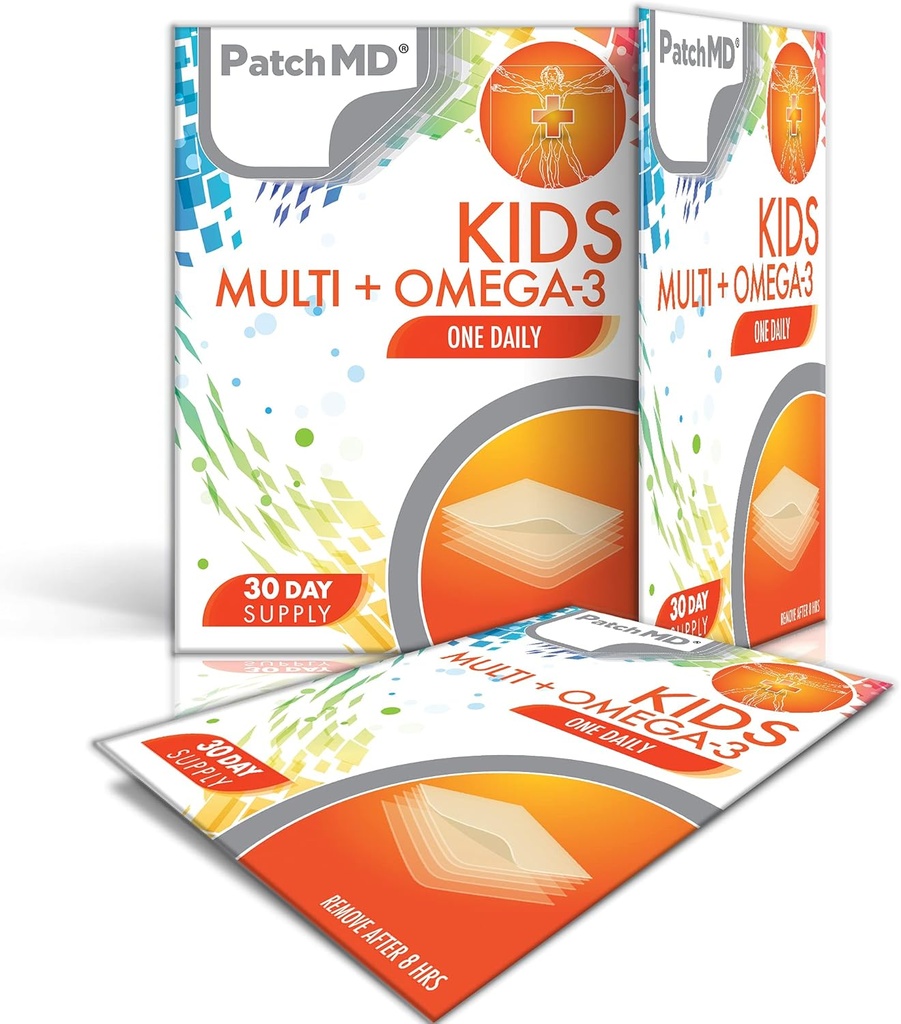 PatchMD Kids Multi + Omega-3 专题补丁 - 30天供应