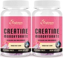 含水解凝胶、BCAA 3G Creatine Chews for Women Booty Gai, Lean Muscles, Recover & Energy, Vegan, 糖无凝胶,粉末替代品,60种服务