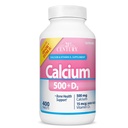 21世纪维生素 Calcium 500 + Extra D caplets, 400 count