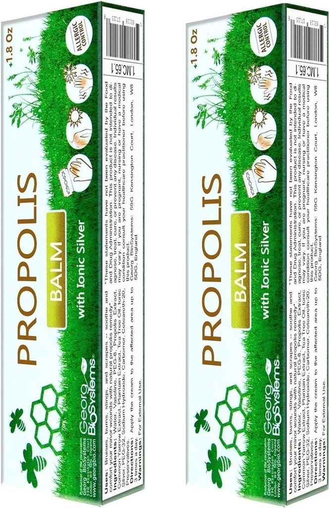 2 Propolis Balm与Ionic Silver 30g/1 Oz的组合