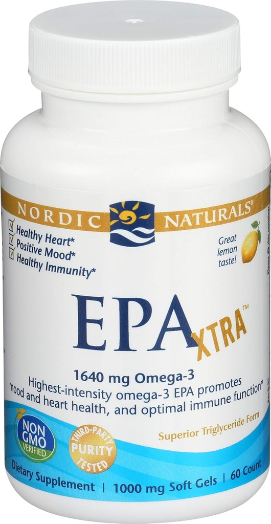 北欧自然 Epa Xtra 柠檬, 60 Ct