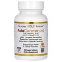 加州金营养 Astaxanthin Carotinoid 综合体,Lutein, Lycopene, Astaxanthin, 30 Veggie软胶