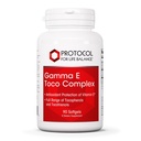 生活平衡协议 Gamma E Toco Complex - 维生素 E 300mg - 抗氧化剂支持 - 心血管健康和脑健康 - 与 Tocotrienols - Halal & Dairy Free - 90 软胶