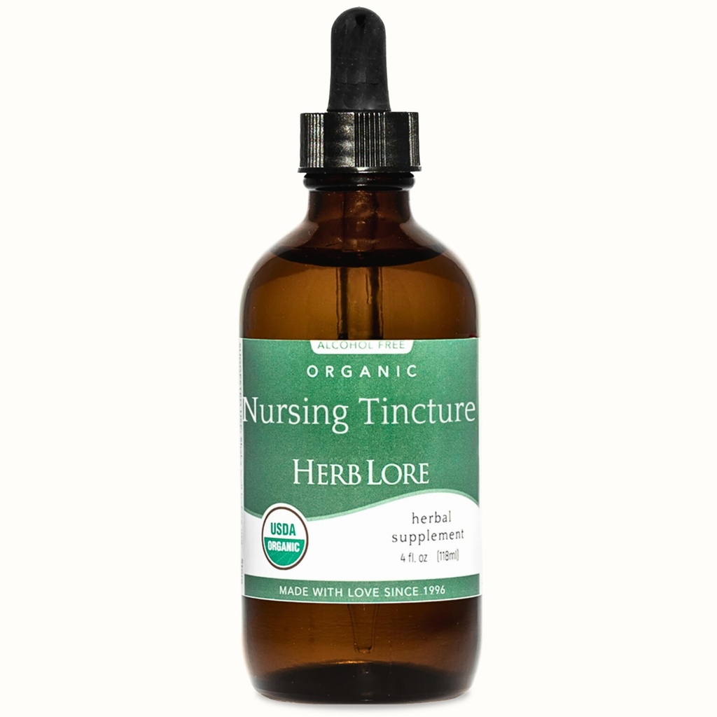 Herb Lore有机护理小叮当 — 液乳支持滴滴,以增加与莫林加和芬内尔的母乳供应 — Fenugreek-无母乳补充剂(4 fl oz)