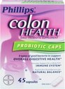 Phillips Colon Health, Probiotic Caps, 45 cm. 菲利浦·科隆健康, Probiotic Caps, 45 cm.