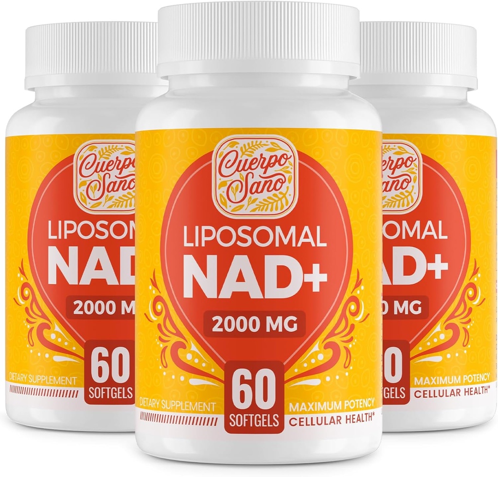 2000年 MG NAD 补编, Liposomal NAD+ 具有高度吸收性,更有效率的Than Nicotinamide Riboside, 纯和附加助推 补编,老化防御,代谢与细胞,180软胶