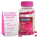 及时缓解过敏反应 二酚胺HCl 25 毫克 - 650 卡普莱特 - 与Benadryl Alergy Ultratab - 抗希斯泰姆 - 过敏药剂 - 成人的Runny Nose缓解反应 - 水眼治疗