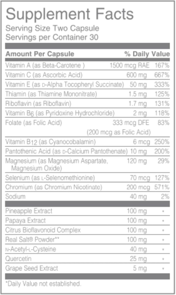 NU SKIN Pharmanex OverDrive Sports Supplement + 高级恢复 + 能量代谢 支持运动员 → B维生素 → 抗氧化剂 → 蛋白酶 → 维生素 E,维生素 A,维生素 B12