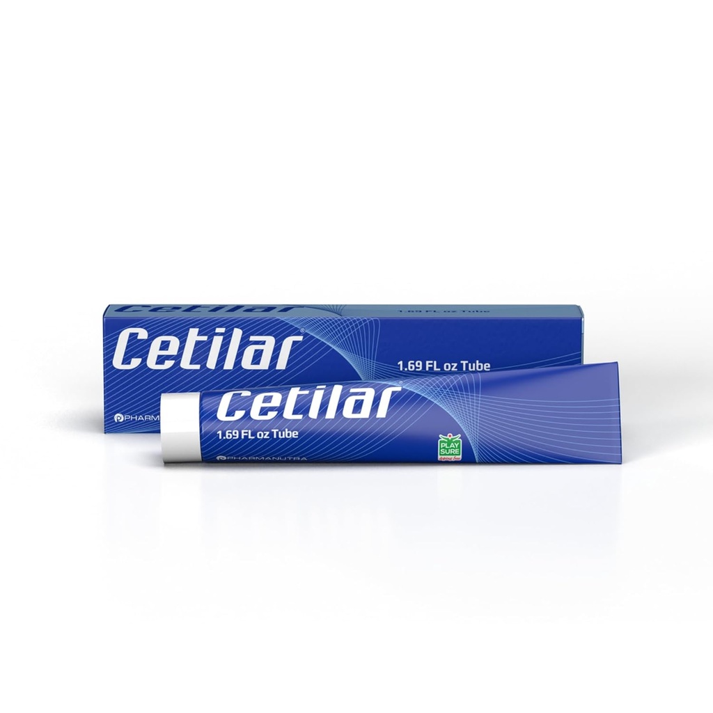 SpA Cetilar Cream 配有专利的Cetilate脂肪酸用于联合和肌肉疼痛缓解,Sprains & Sport Recoveries – Fast-Absorbing, Non-Greasy Formulament – 运动员理想