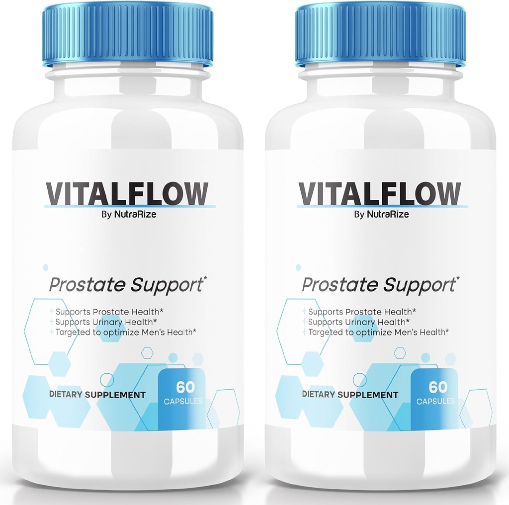 (2 Pack) VirtualFlow Capsules, VirtualFlow 高级前列腺支持公式, 官方自然公式以恢复控制, 最大强度药丸以支持健康, 生命流审查 (120 Capsules)