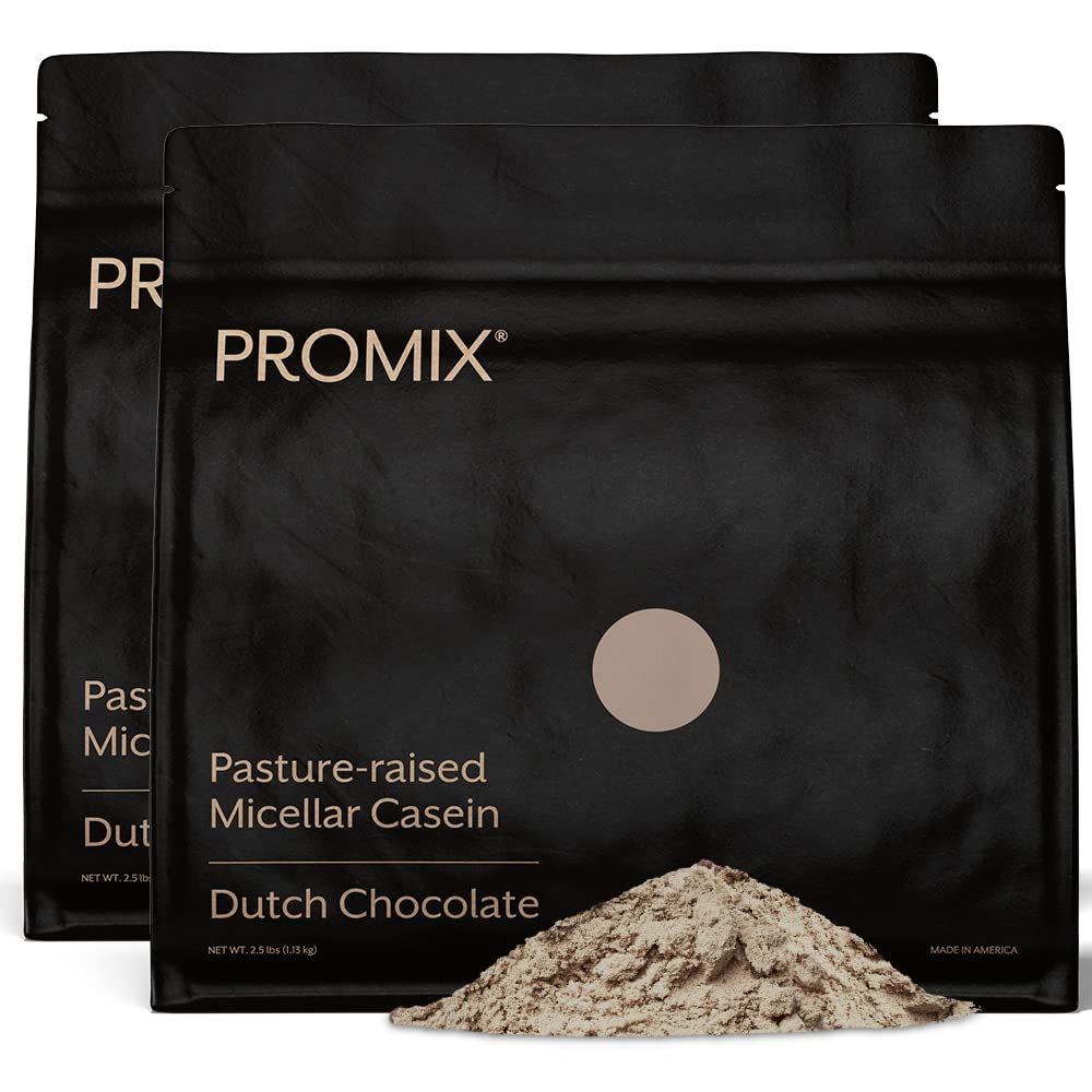 ProMix 营养 casein 蛋白粉 - 草叶、草皮、增殖、慢释放 25g Micellar casein - 5.4g BCAAs Gluten Free,糖无糖,豆无巧克力,5lb