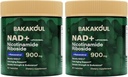 NAD 补编 - Liposomal Nicotinamide Riboside,Resveratrol,Quercetin,NAD Nicotinamide Riboside Resveratrol 900mg,NAD+ 80卡普尔2包男女补编