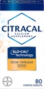 Citracal Calcium + D 缓释 1200 板块 80 板块 (Pack of 4)