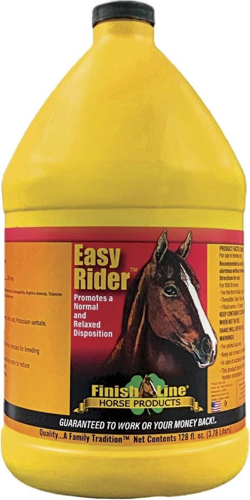 完成线条轻松骑手 Equine 补充 128 oz
