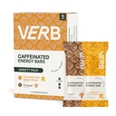 咖啡酸性能量棒(Verb Cafeated Energy Bars Variety Pack) - 2 美味Flavors (26g, pack of 16) 110-Calorie 美味低糖能量棒,Vegan & Gluten Free On-the Go Snack 配有 80mg 绿色茶叶咖啡因