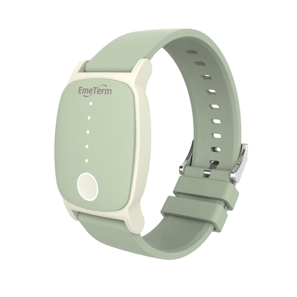 EmeTermle Explore FDA-Cleared Anti-Nausea Wristband IP67 防水晨光运动疾病救济乐队 可充电的经典陷阱设计药物 无边效应的无醉药