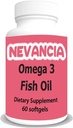 在DHA & EPA中Omega-3鱼油高,1200毫克Omega-3,Ultra Potent,促进心脏和脑健康,天然柠檬味,60软胶