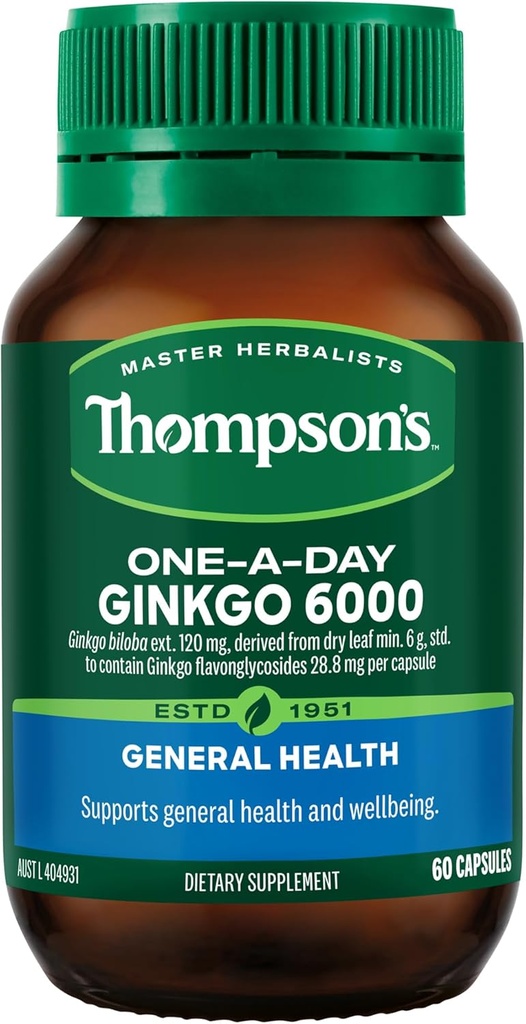 Thompson的一天金戈6000mg 60卡普尔
