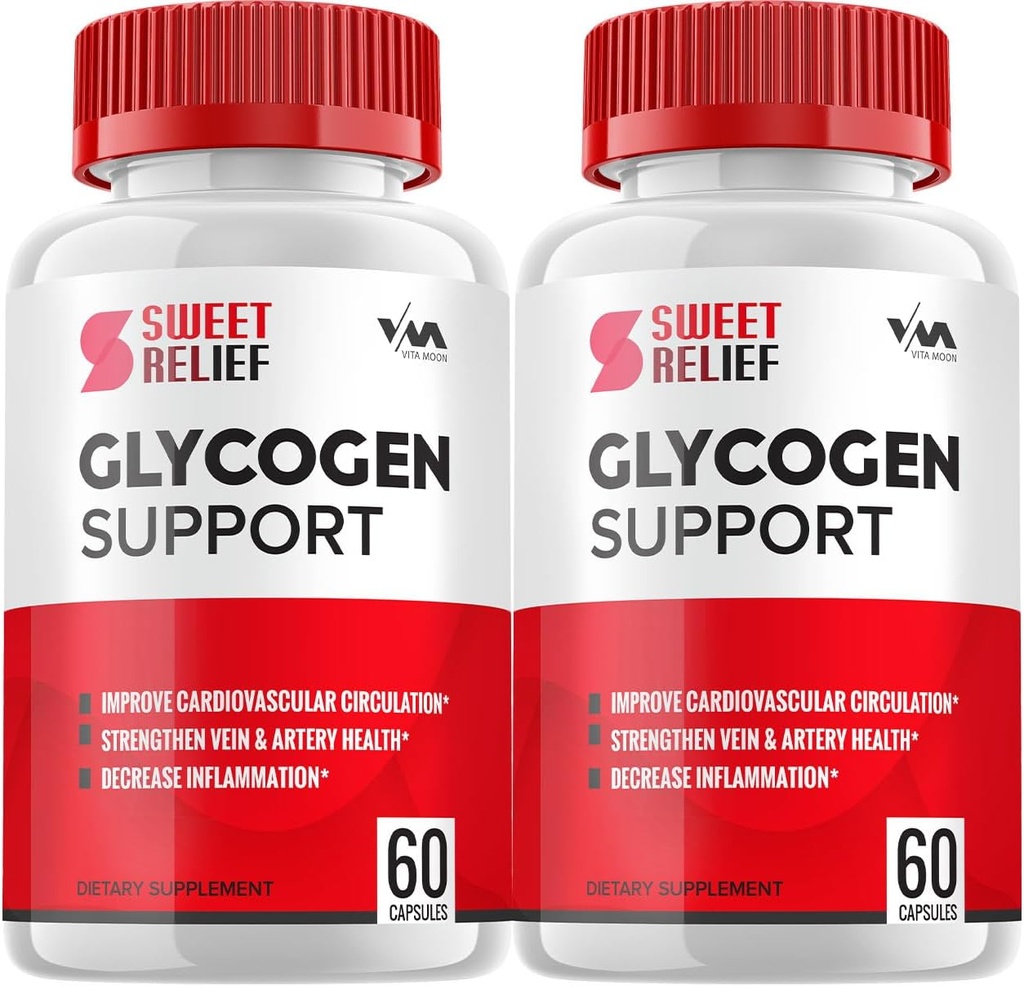 (2 Pack) SweetRelief Glycogen – Sweet Relief Capsule Capsolule Capsolule, SweetRelief Pills, 总体健康高级公式, Sweet Relief Glycogen Reviews, 120 Capsules (英语).