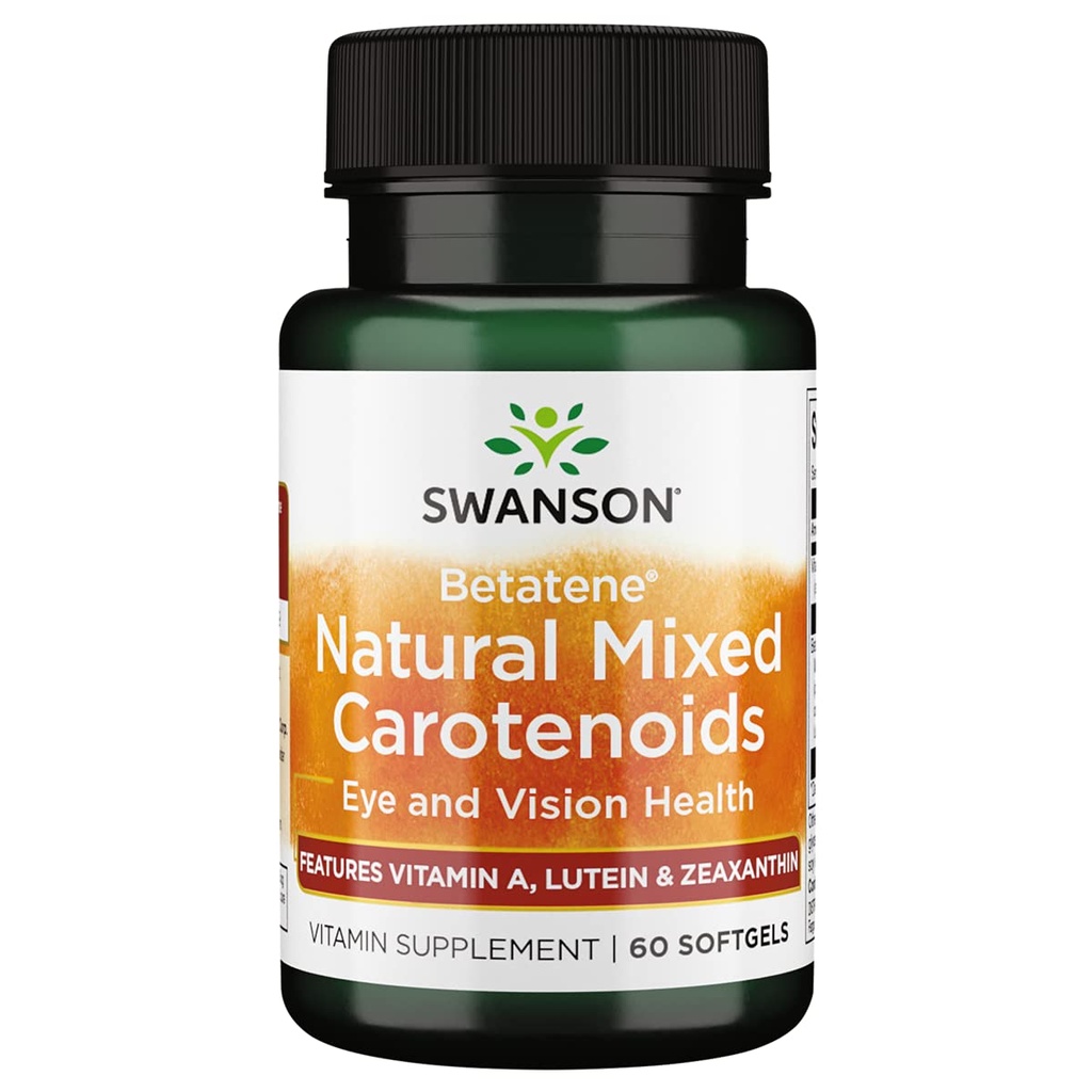 Swanson ULT BETATENE NAT Mix CAROTENOID 60SG (英语).